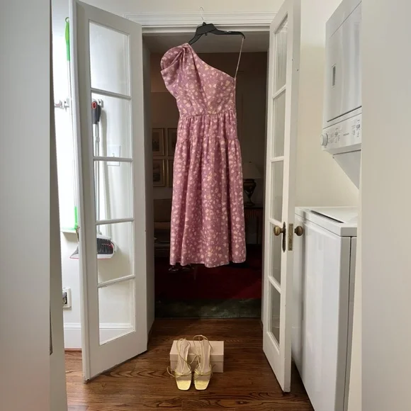 Loeffler Randall Riley Gold Lace Up Sandal Size 8.5 - Picture 8 of 10